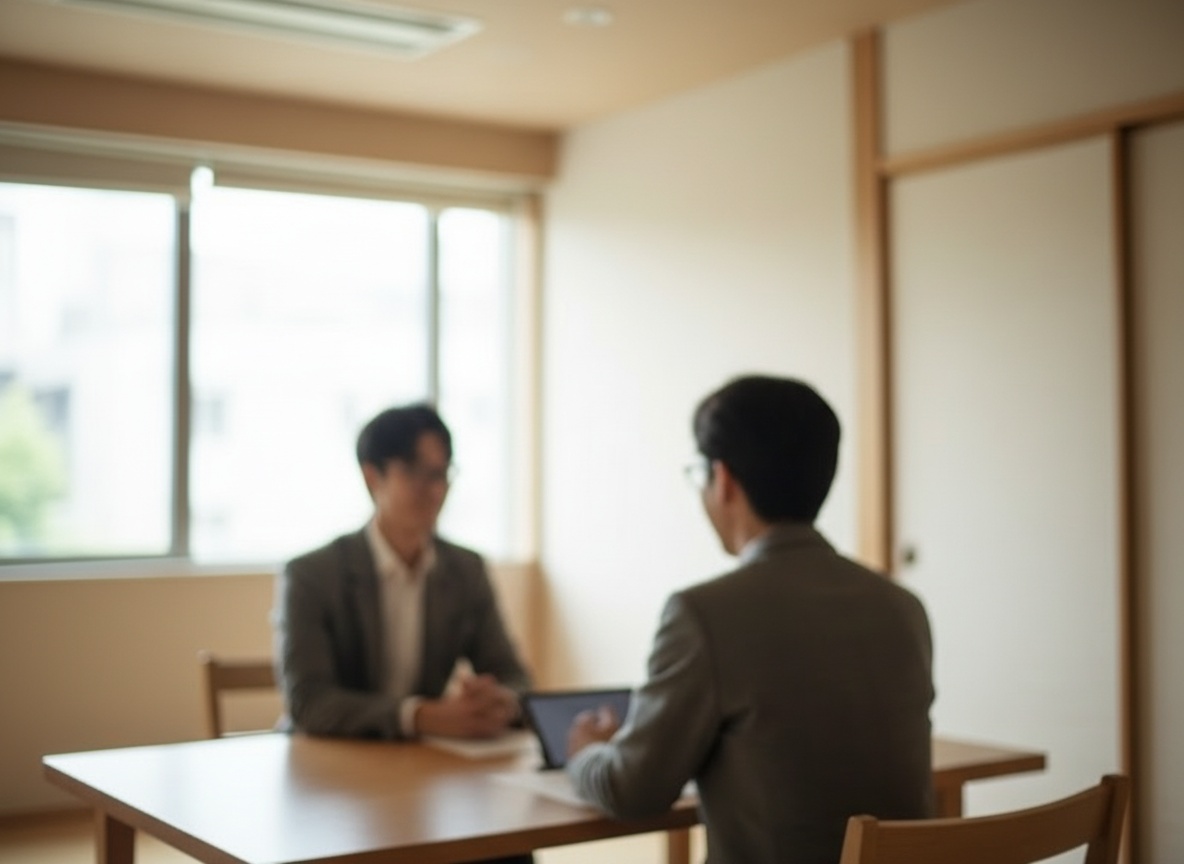 面談の様子
