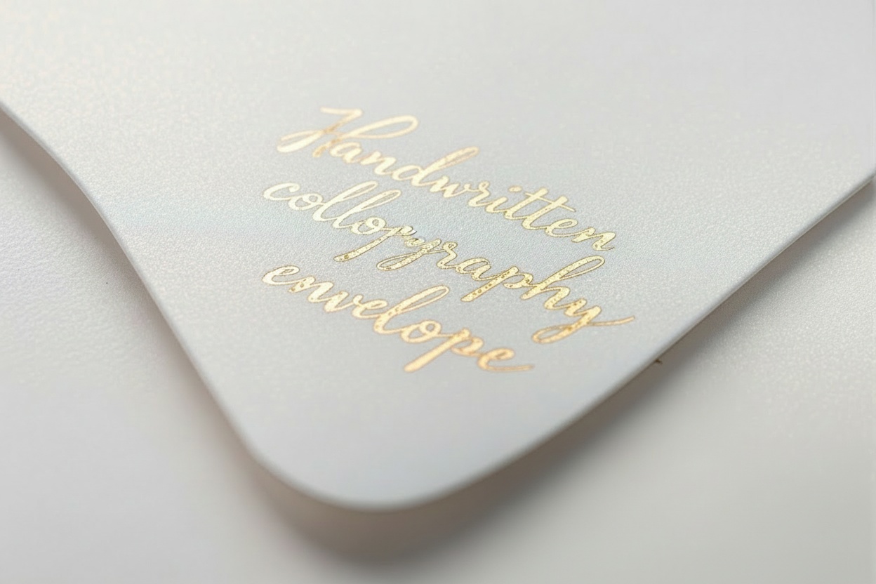 オリジナル高級封筒 × 手書き筆文字DM