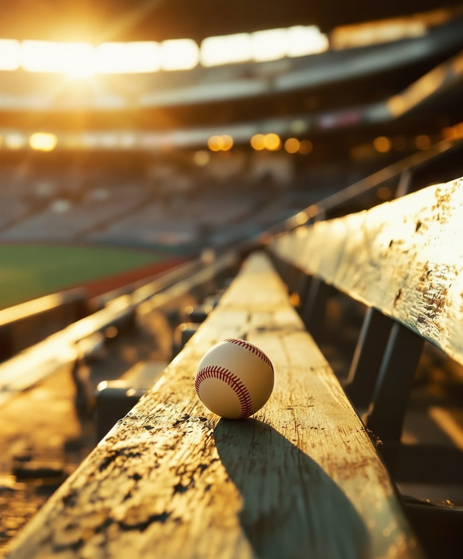 Vintage baseball stadium