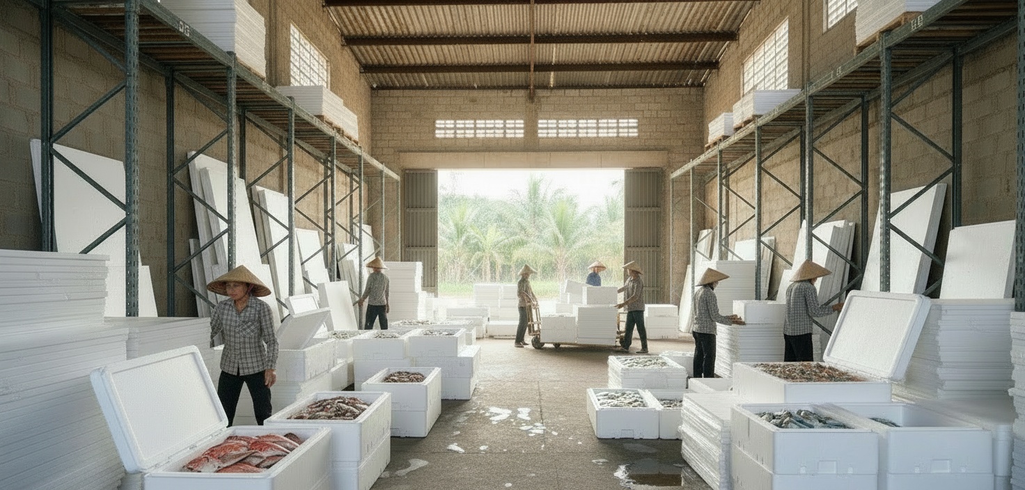 Xốp Định Hình Chuỗi Lạnh