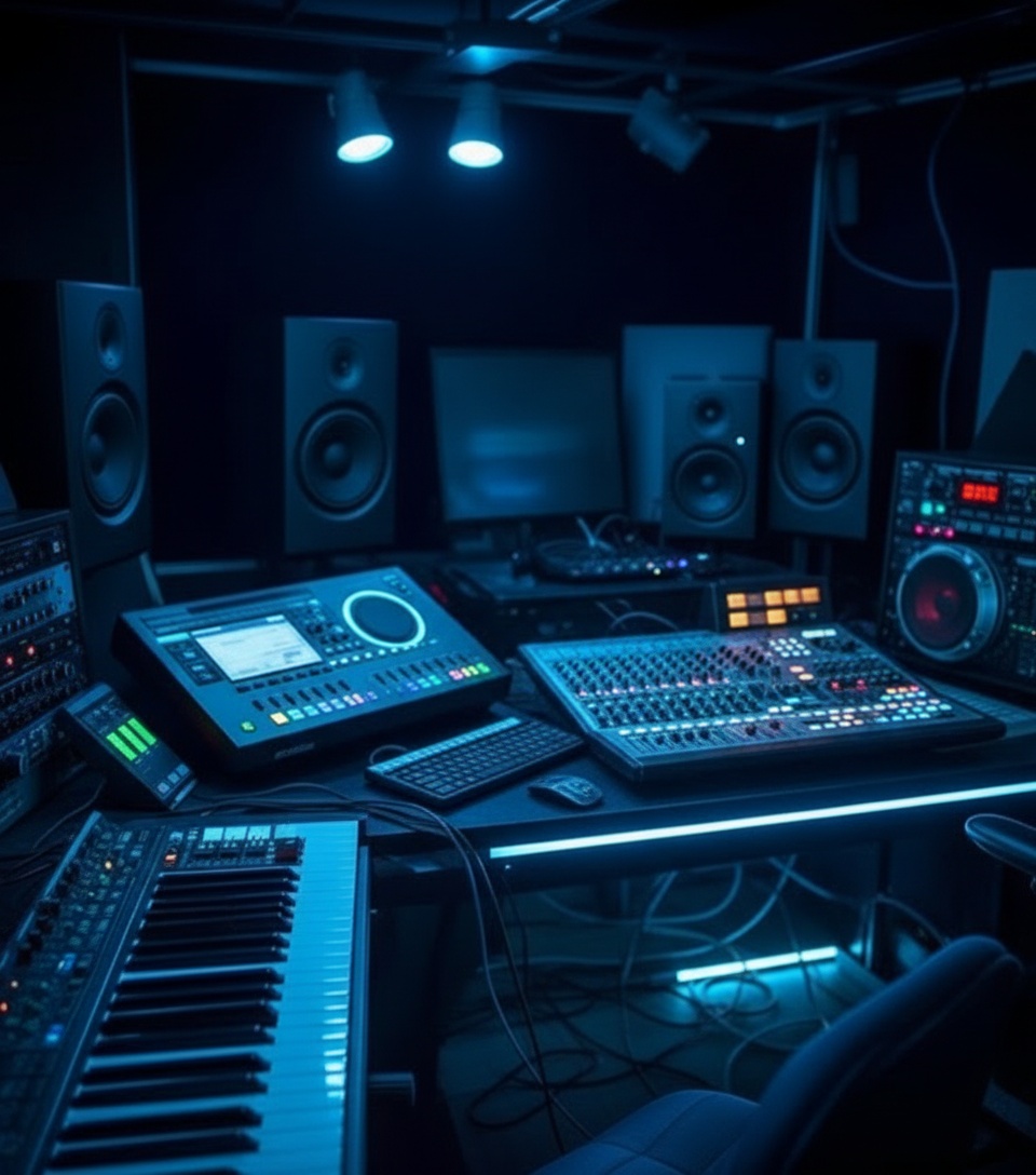 Estúdio de música profissional