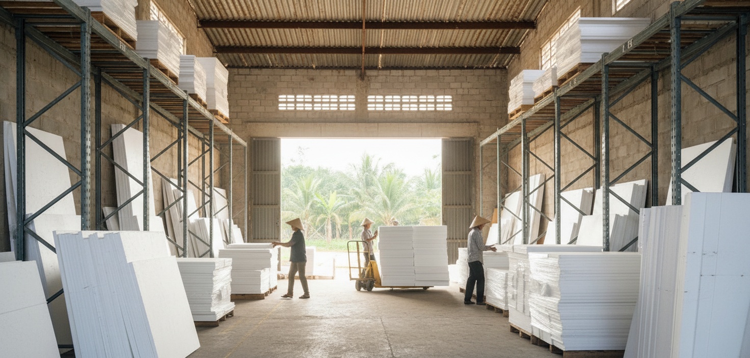 Kho mốp xốp Nhân Phát