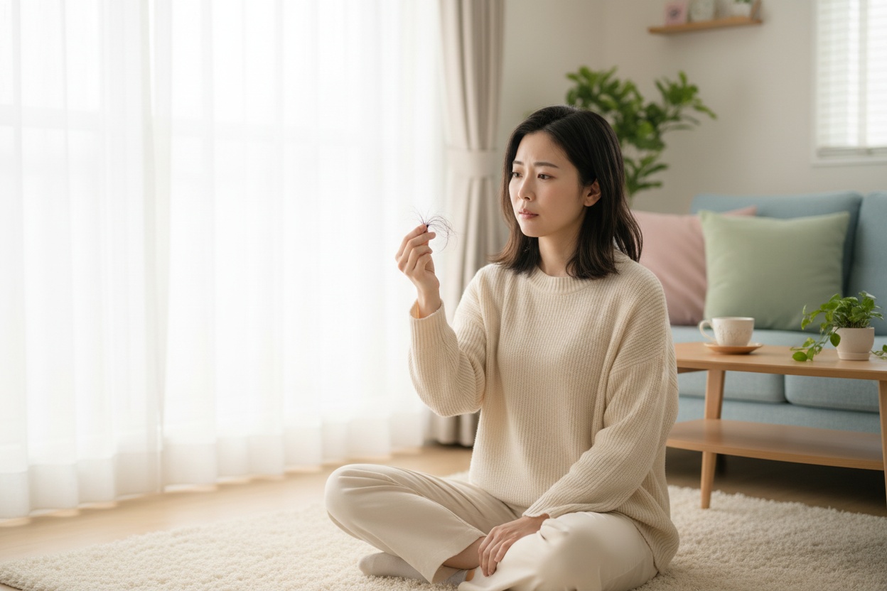産後の抜け毛がひどかった体験談