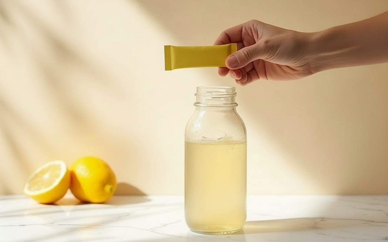 水に溶かすだけ