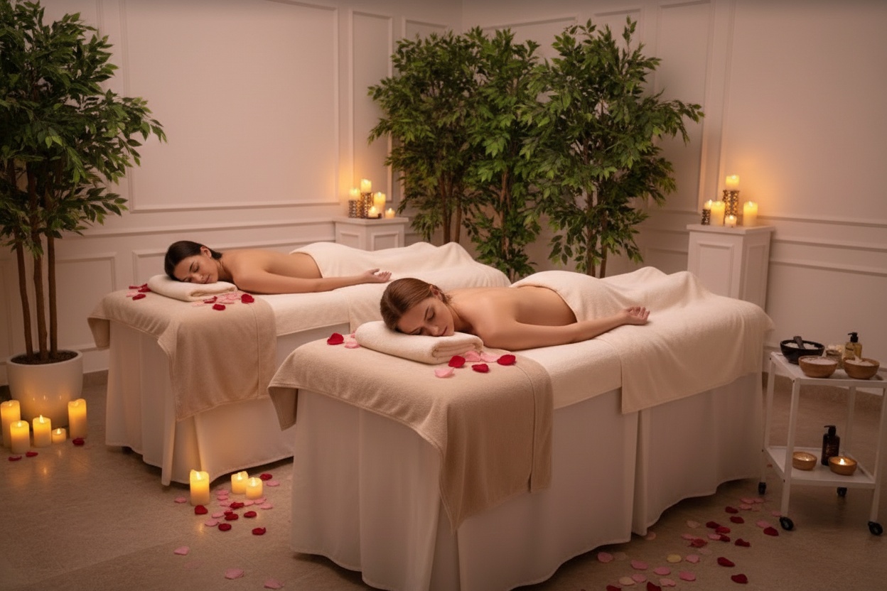 Massage en Duo couple bien-être à Marles-en-Brie par Kaori Harmony