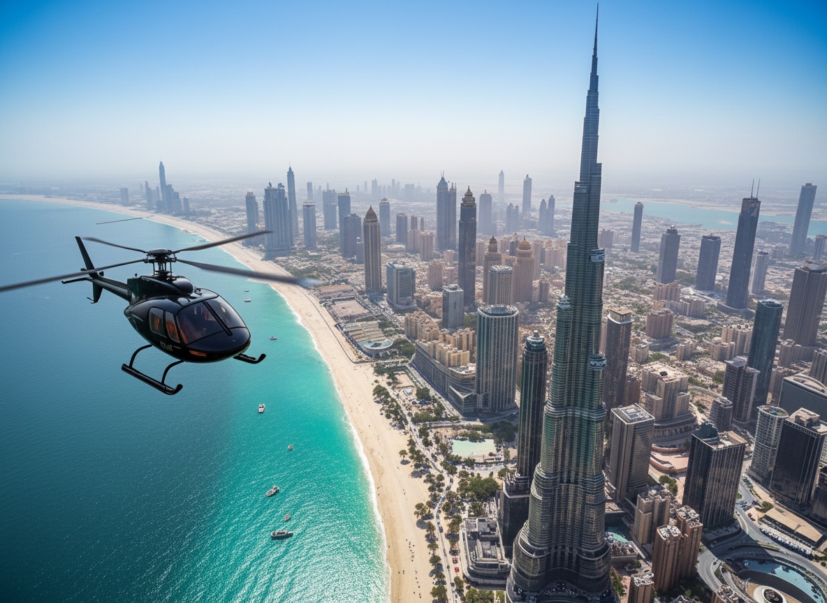 Silver Anniversary Helicopter Ride in Dubai
