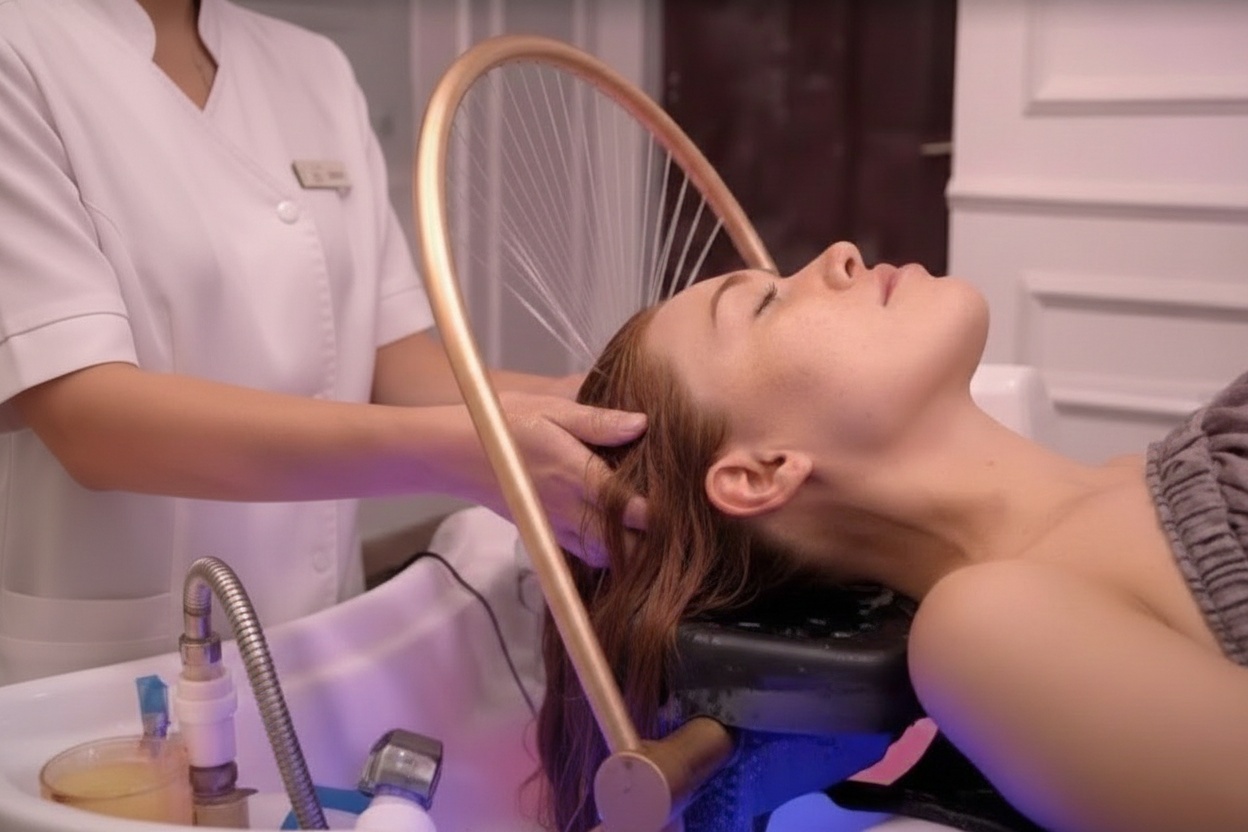 Head Spa rituel japonais cuir chevelu à Marles-en-Brie par Kaori Harmony