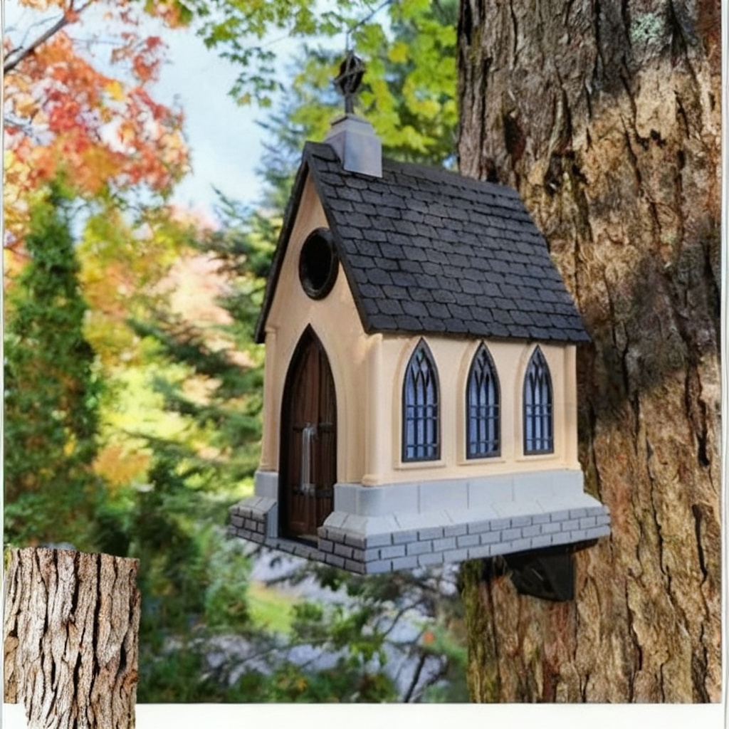 Gothic Chapel Birdhouse