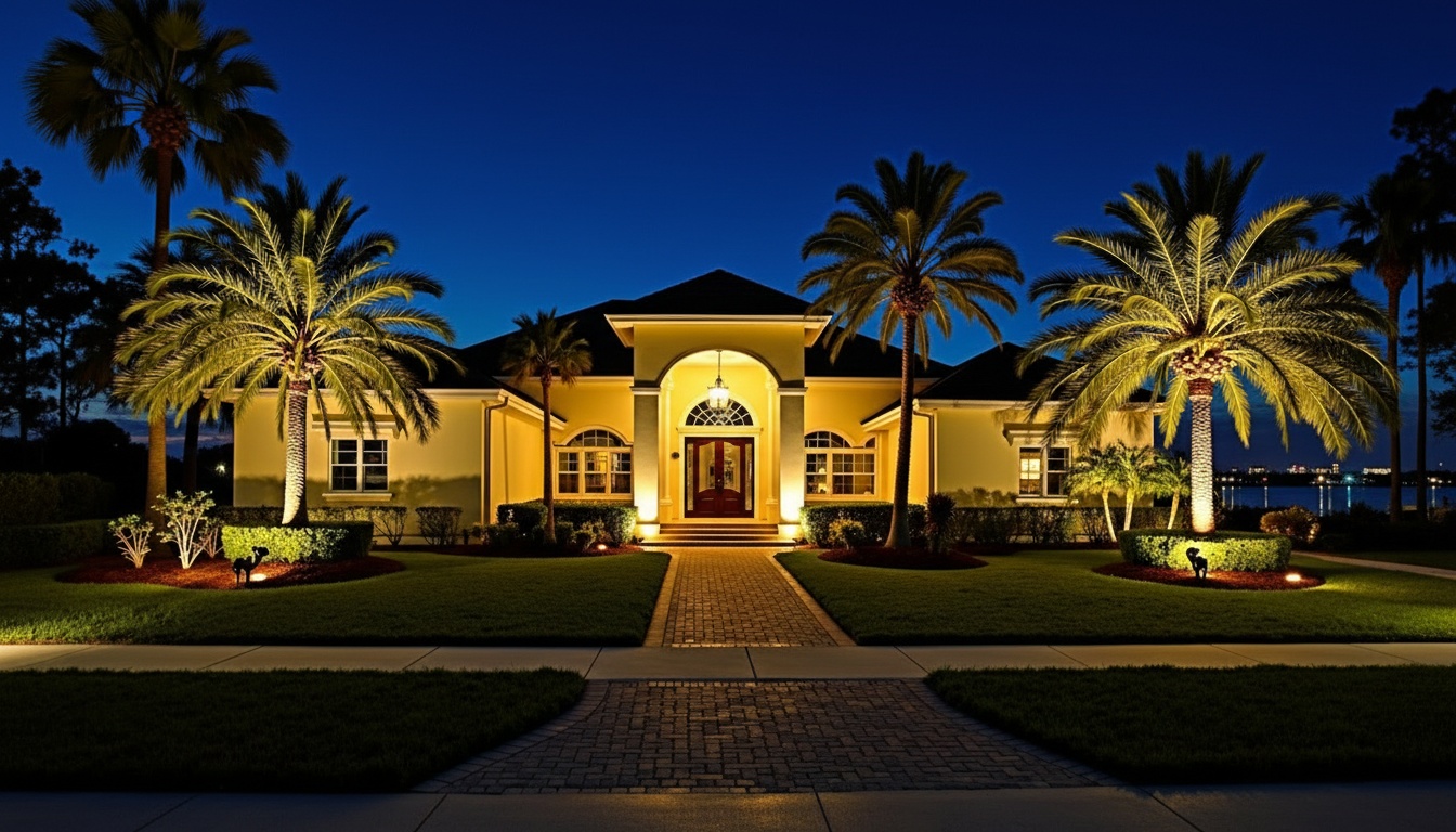 Landscape lighting in Apollo Beach FL