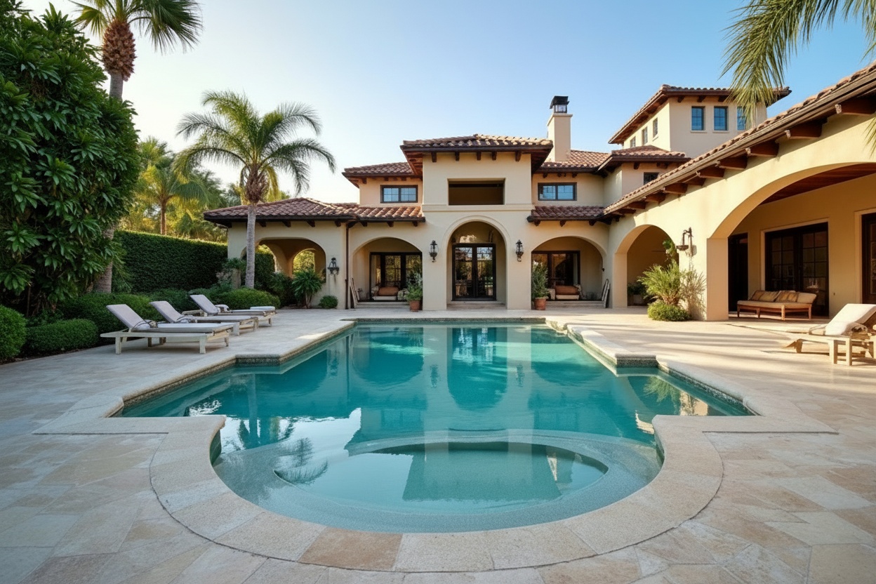 Pool deck pavers Longboat Key FL