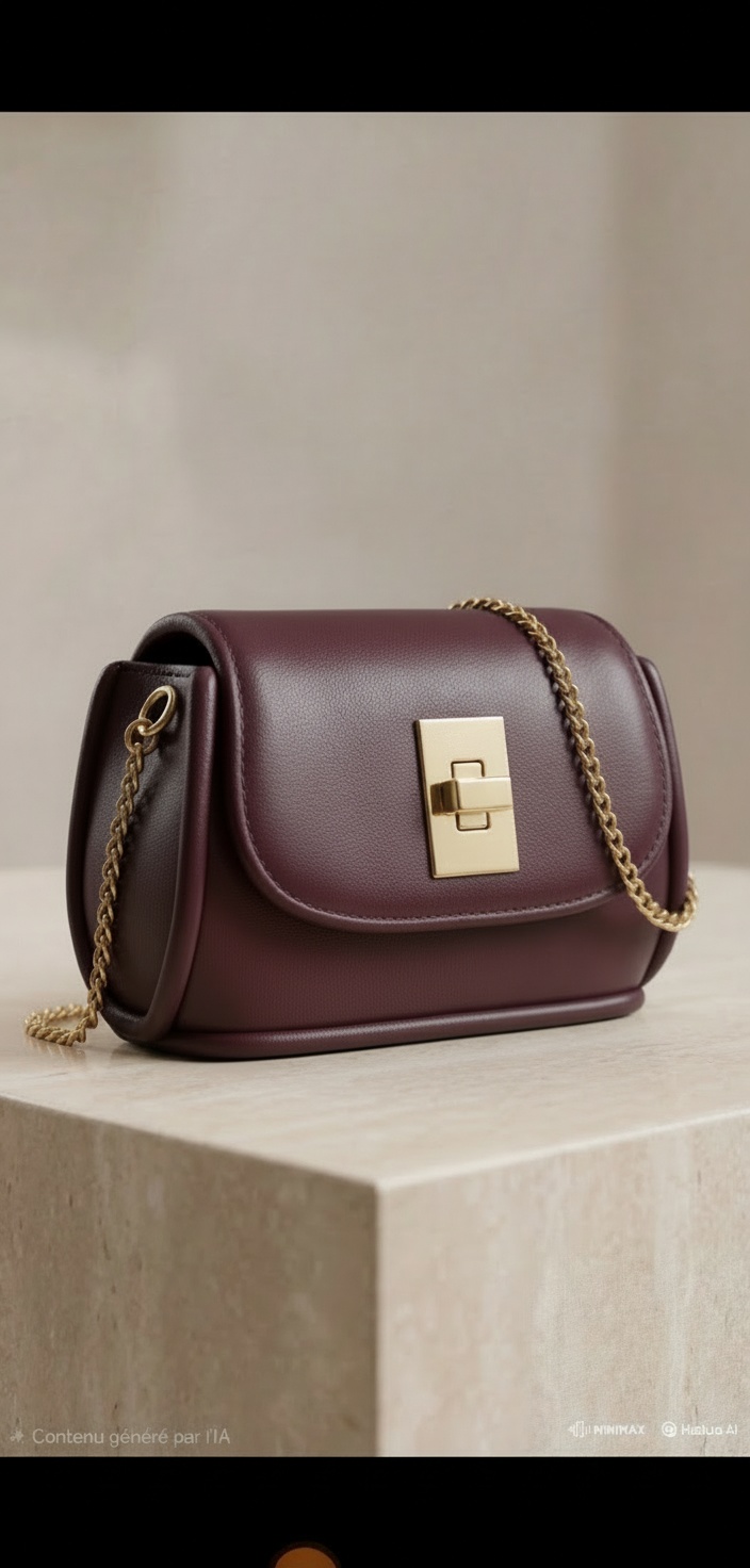 Le Classique — Mini Bag — Bordeaux