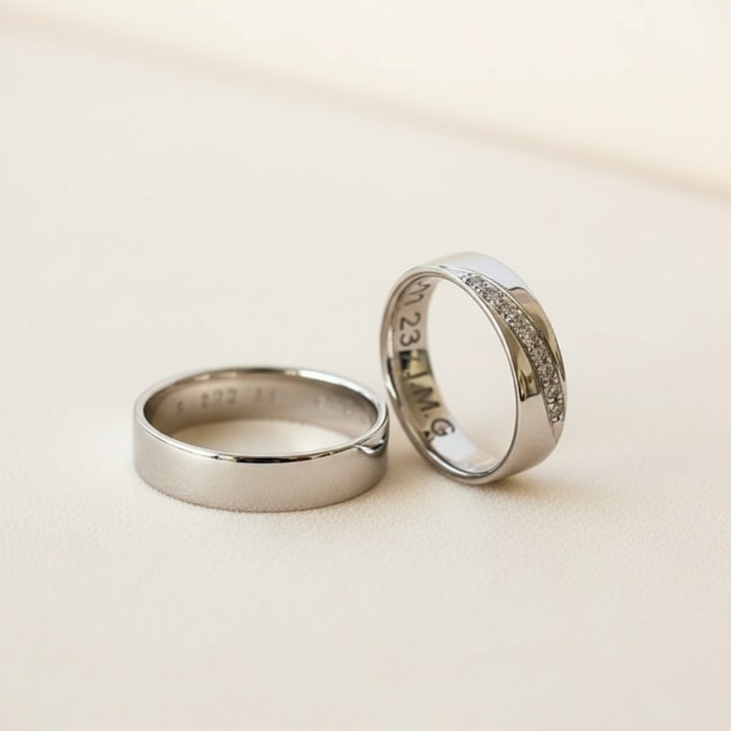 Anillos de Matrimonio Oro Blanco