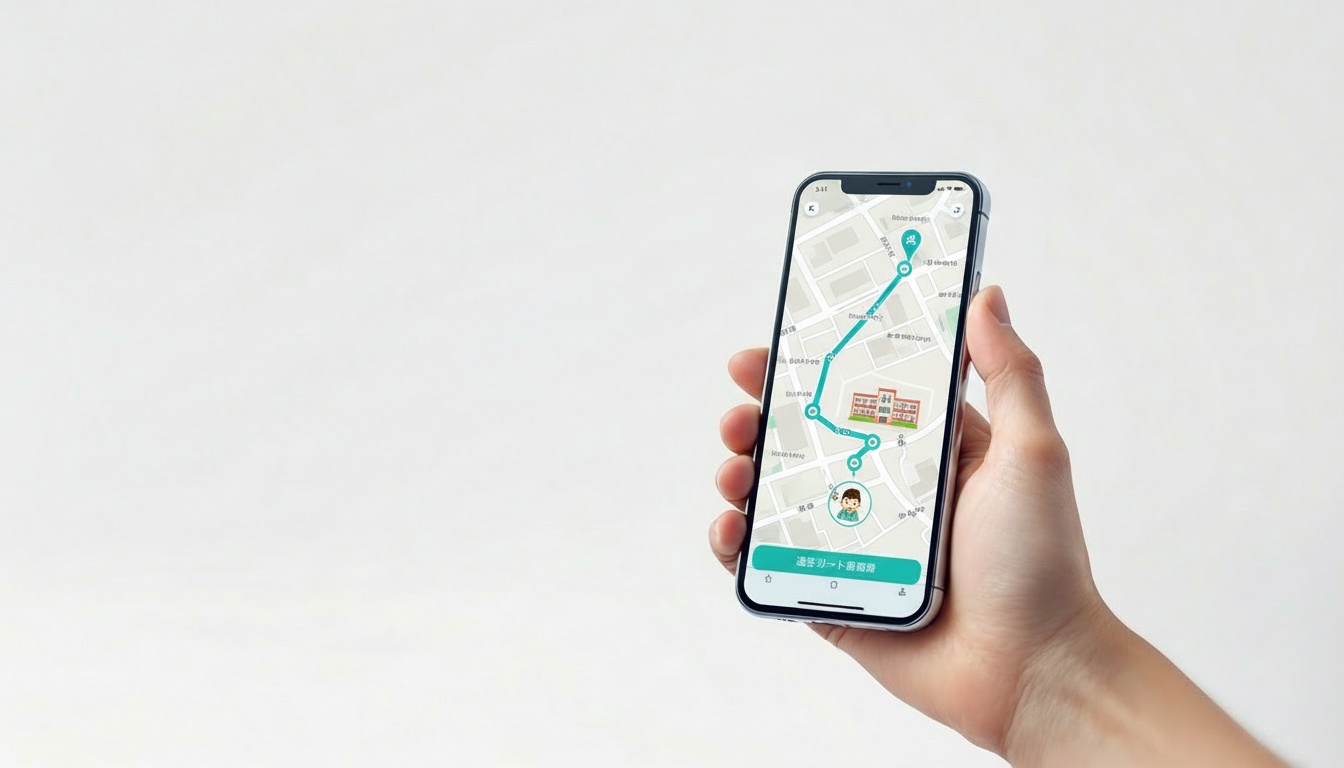みてねみまもりGPS 小学生が安全に下校する様子 見守りGPS 口コミ