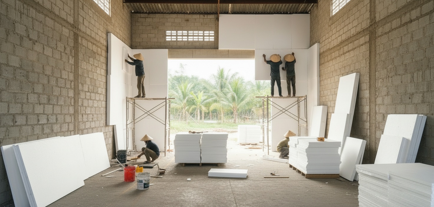 Tấm Xốp Cách Nhiệt Type II