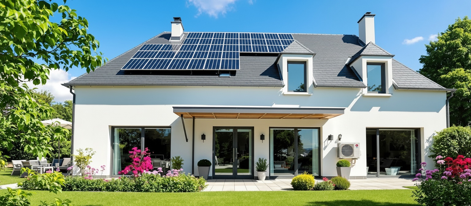 Calculateur reste à charge rénovation énergétique 2026 — MaPrimeRénov' ANAH — Action France Habitat Reste à charge rénovation énergétique 2026 - maison rénovée