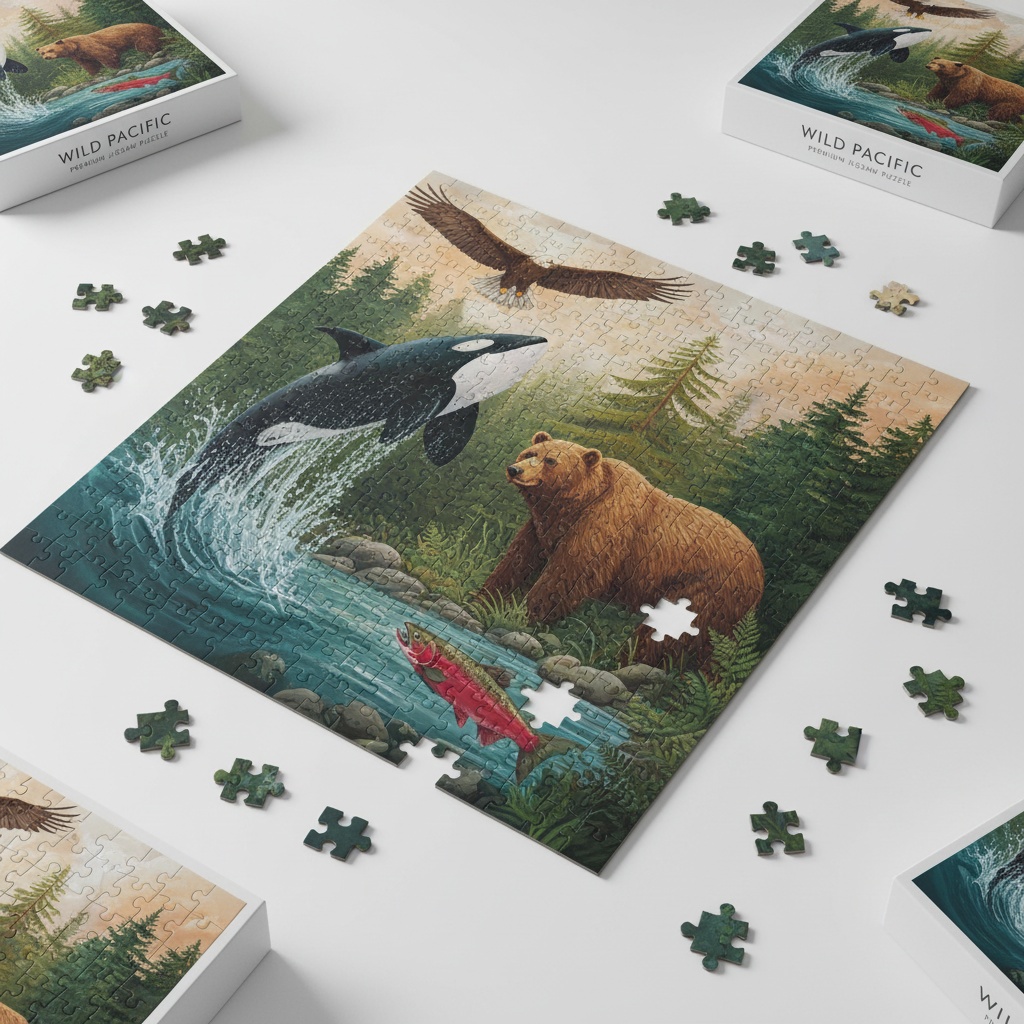 Pacific Northwest Wildlife Puzzle