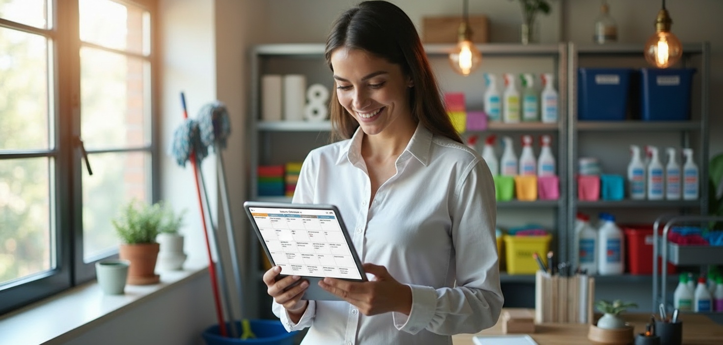 Cleaning business automation