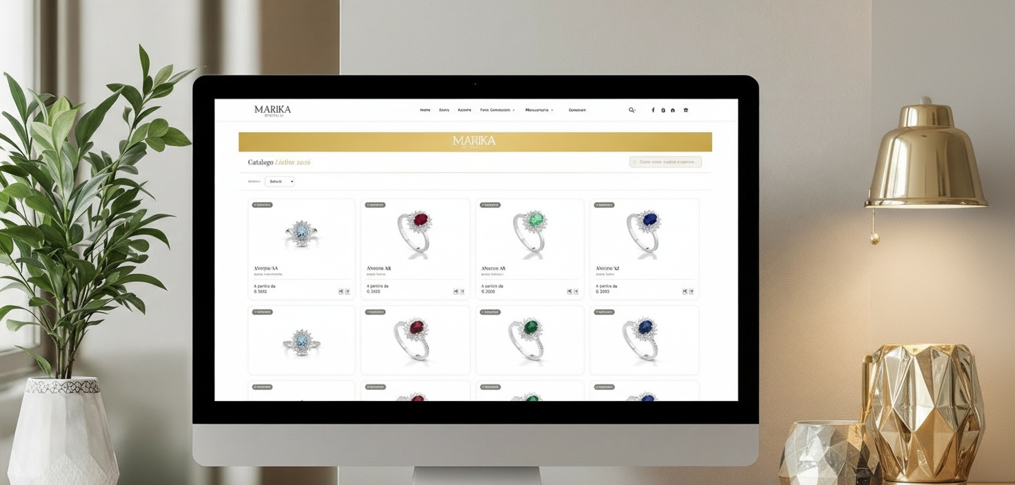 Marika Gioielli — Catalogo Online - Portfolio Noventra Marika Gioielli — Catalogo Online - Progetto Catalogo Web Noventra Napoli | Case Study Sviluppo Catalogo Web