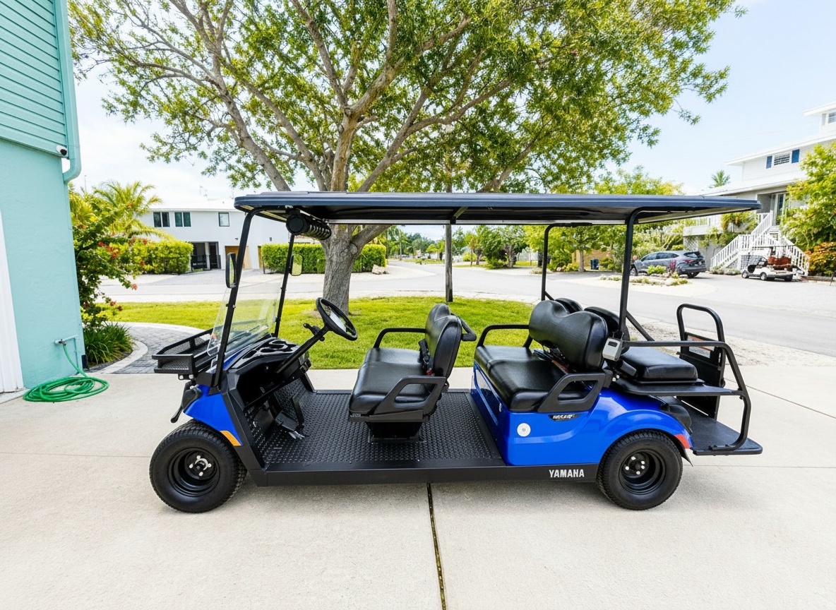 Premium street legal golf cart rental on Anna Maria Island