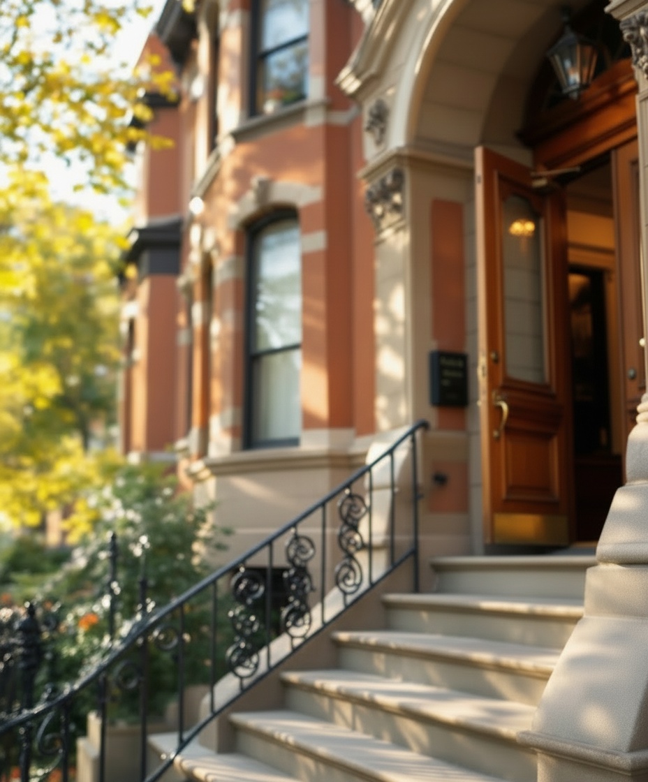 Frelix Sewer & Drain professional plumber arriving at Chicago brownstone home