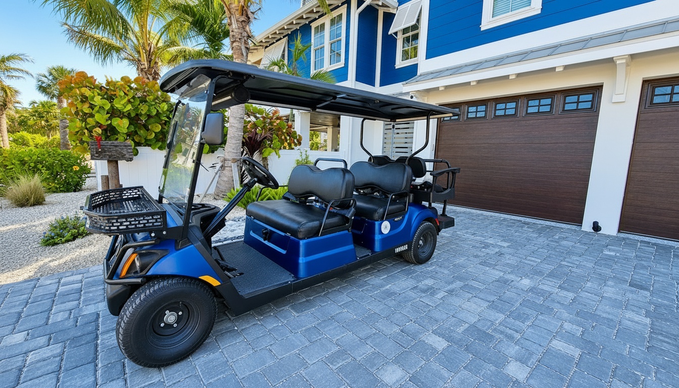 Premium street legal golf cart rental on Anna Maria Island