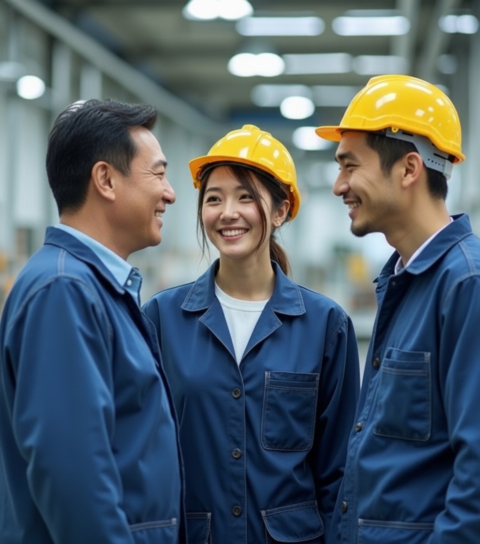 スタッフの笑顔