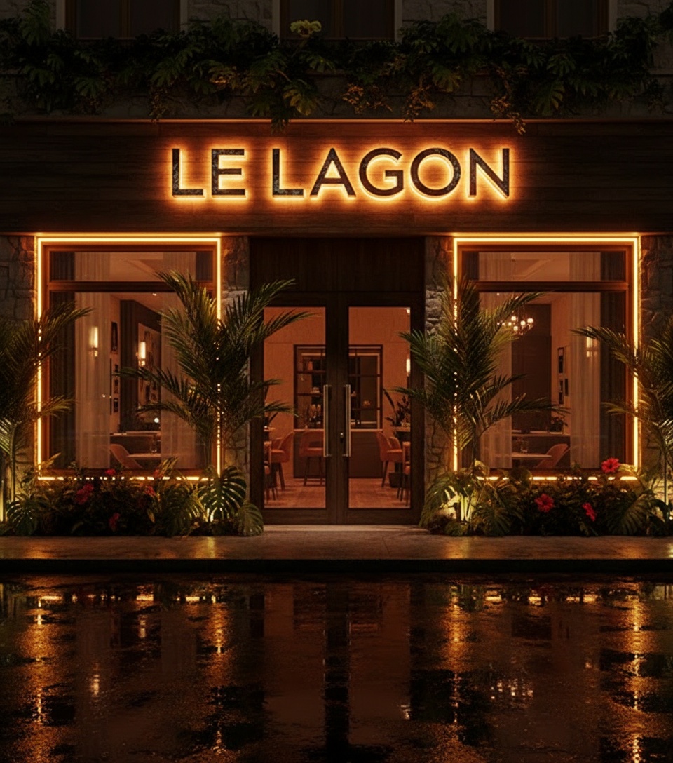 Enseigne LED 3D professionnelle