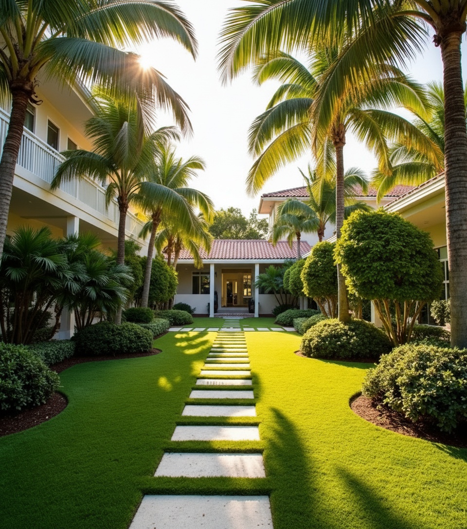 Professional landscaping on Anna Maria Island FL