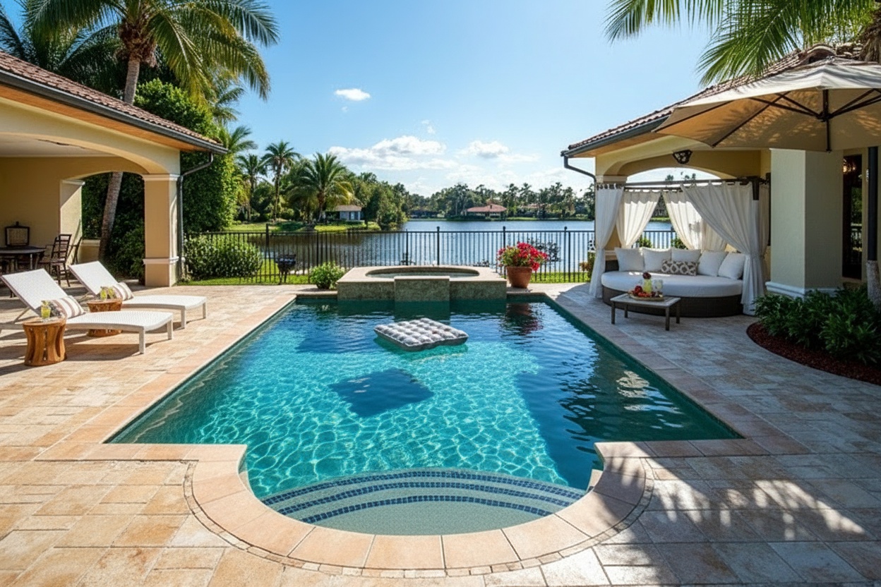 Pool deck pavers Osprey FL