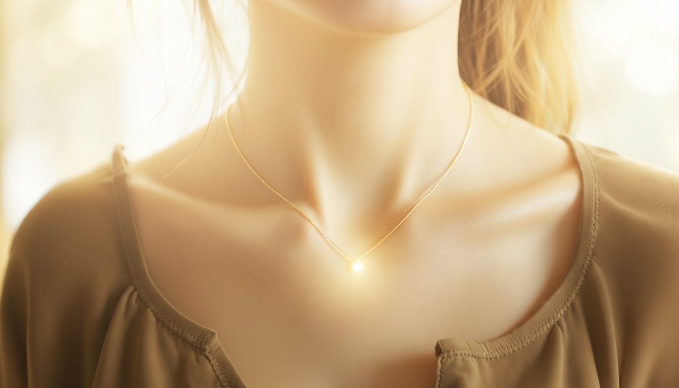 ネックレスで印象が変わるコーデ