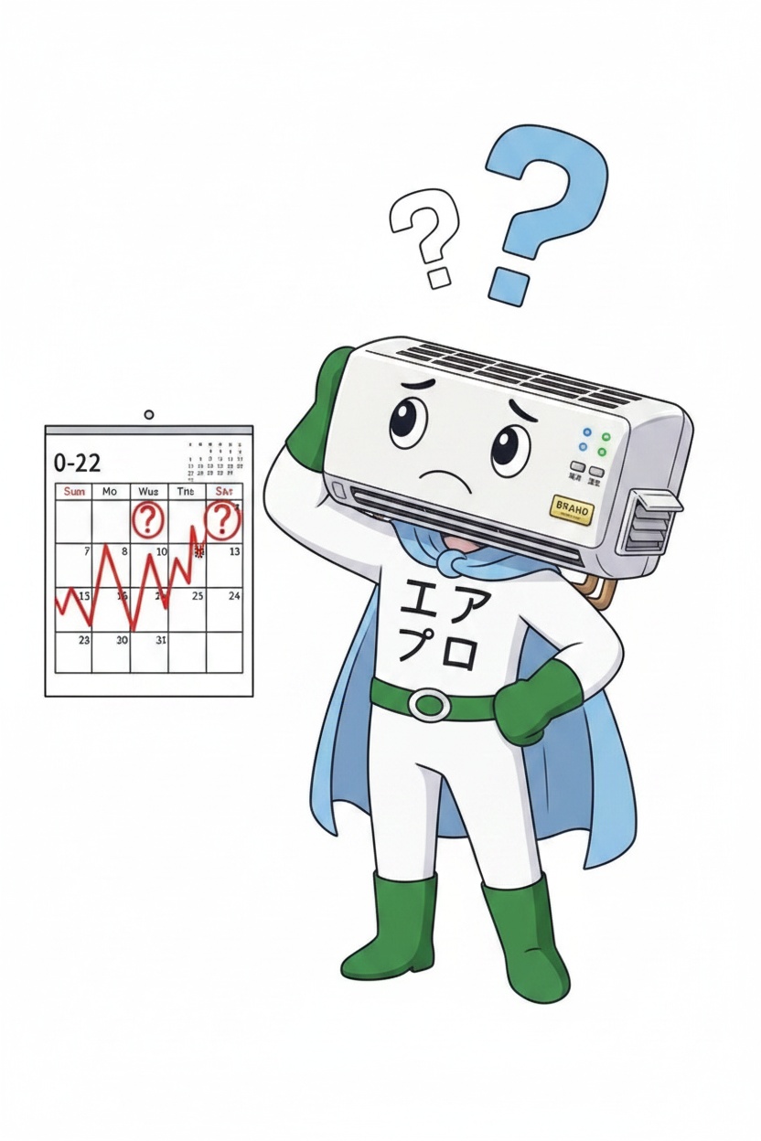いつ掃除したか覚えていない