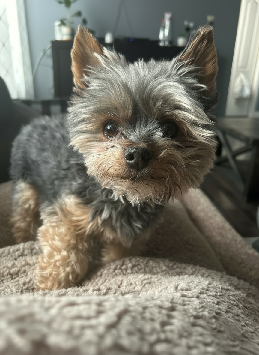 Dog resting peacefully