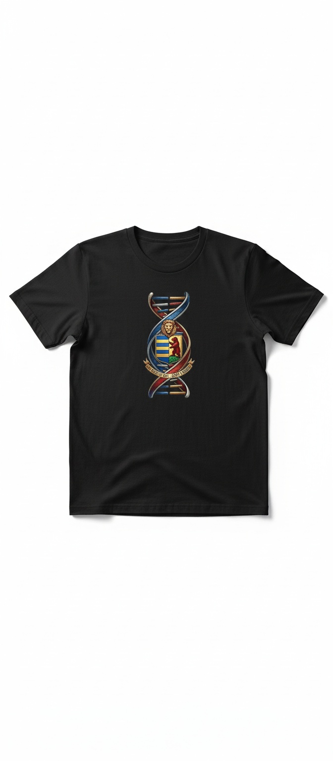 DNA Strand Rusyn Crest T-Shirt