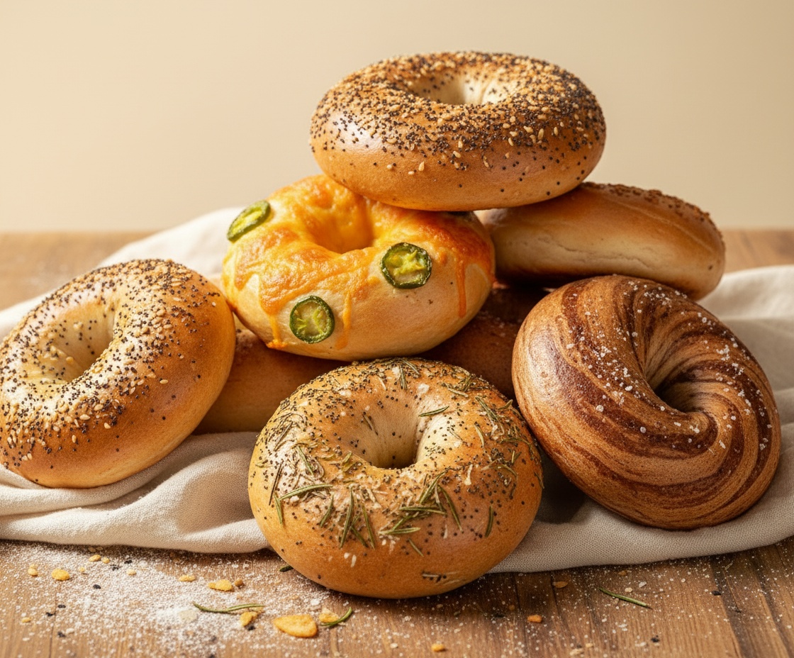 Hand-Rolled Artisan Bagels - Alina's Bakery Orlando