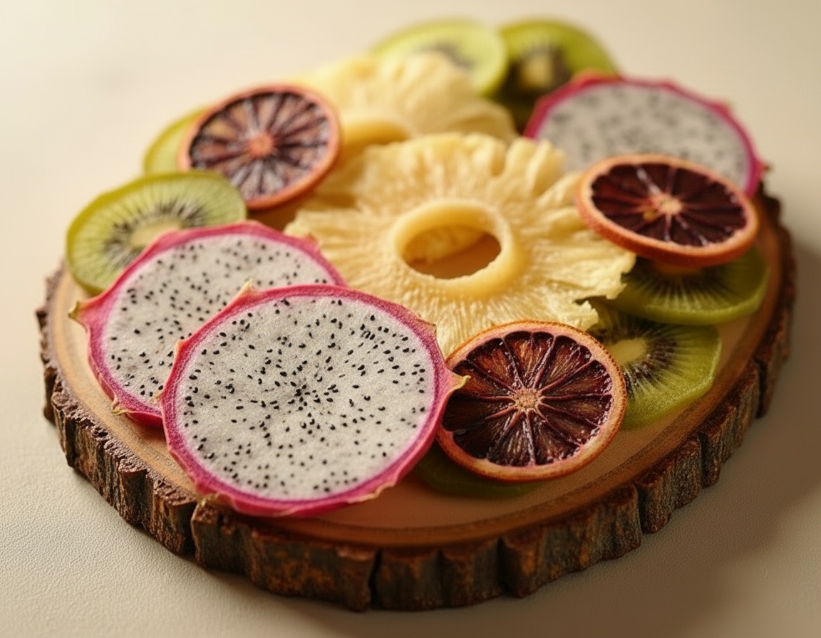 Narencia dehydrated fruit garnishes