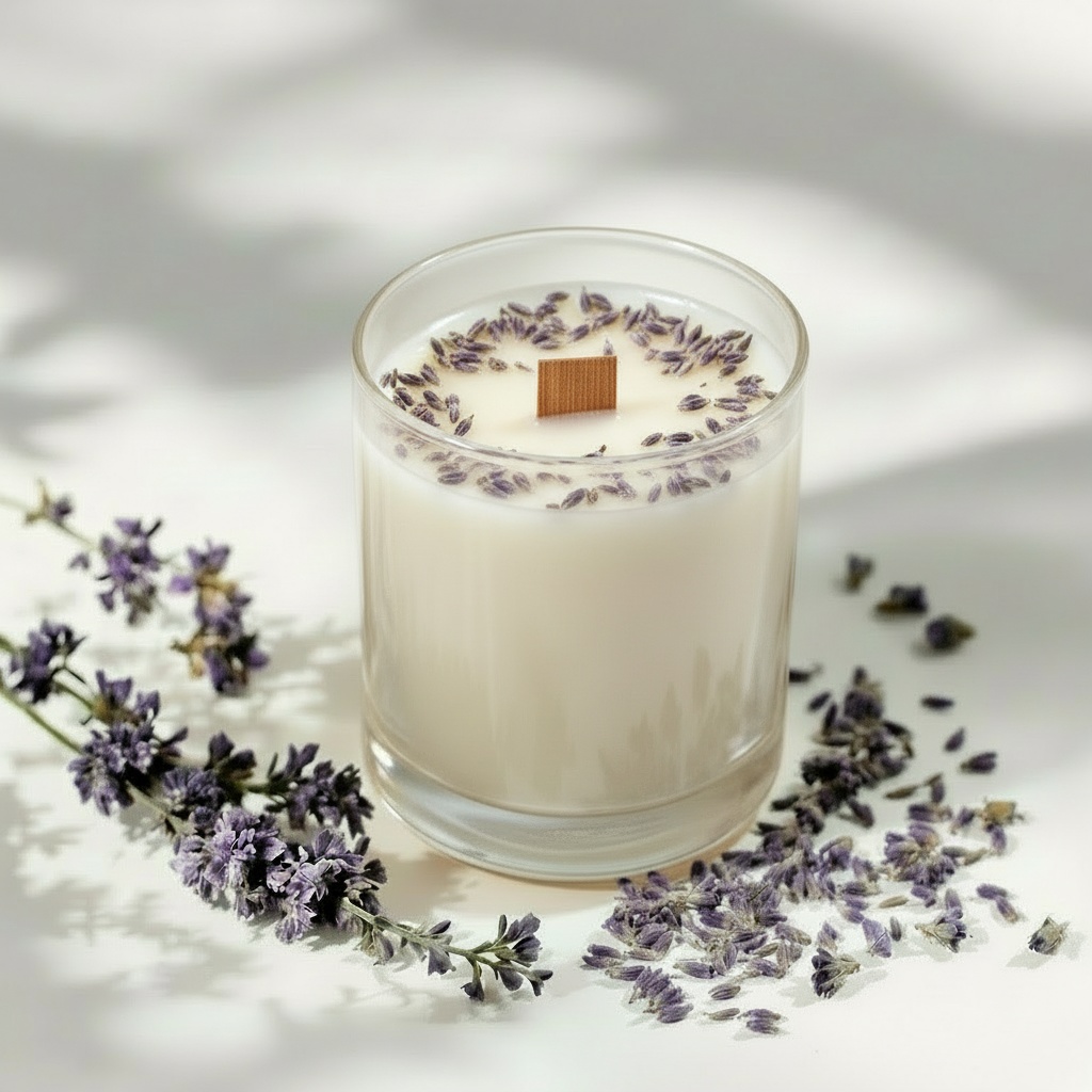 Botanical Lavender Candle