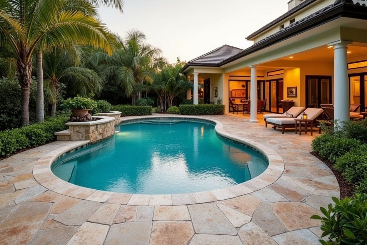 Pool deck pavers Sarasota FL
