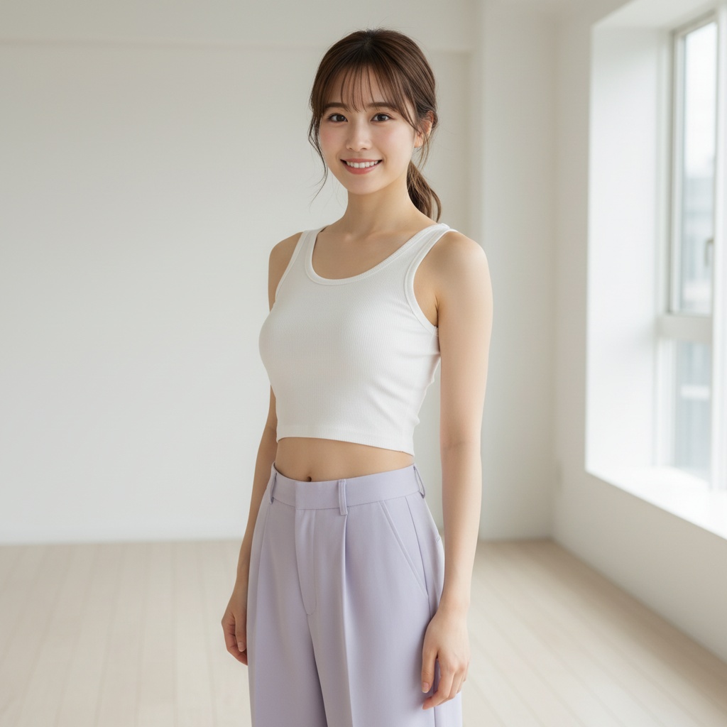 骨盤とヒップラインが整ったイメージ