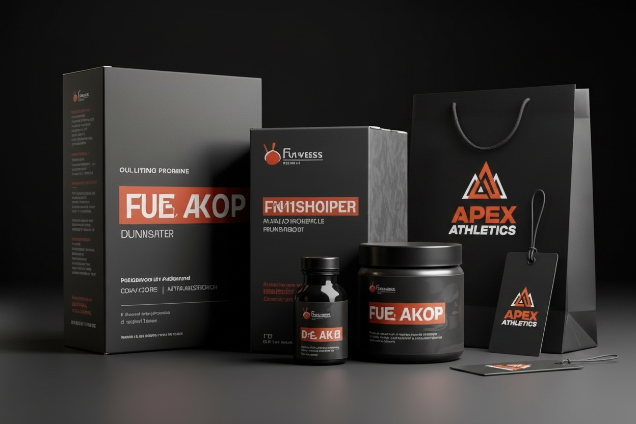 Apex Athletics Packaging Design