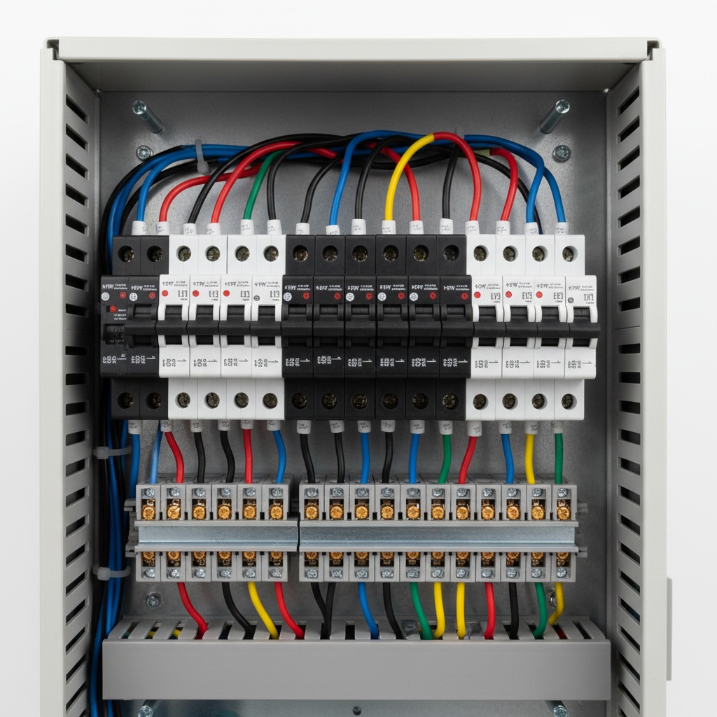 Revisión de cuadro eléctrico profesional