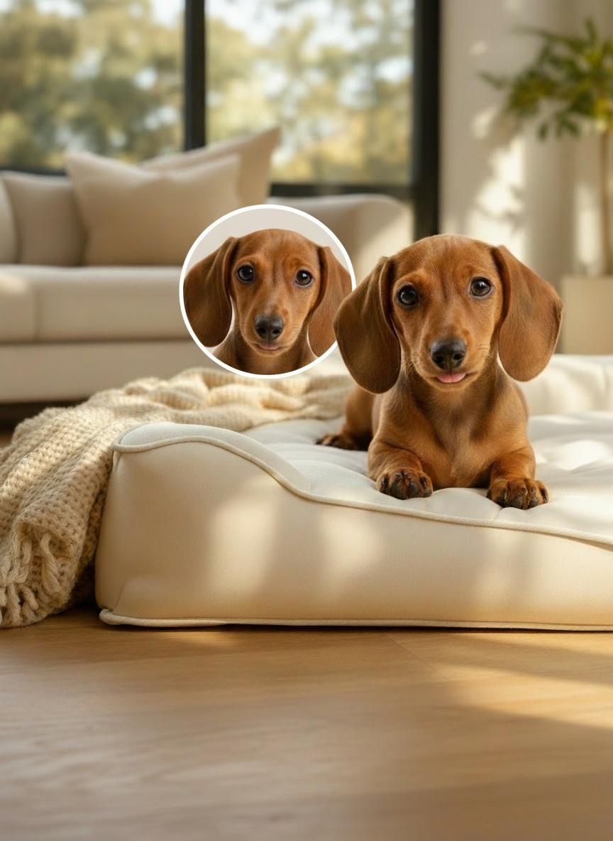 Brownie – Pets Heaven brand mascot dachshund