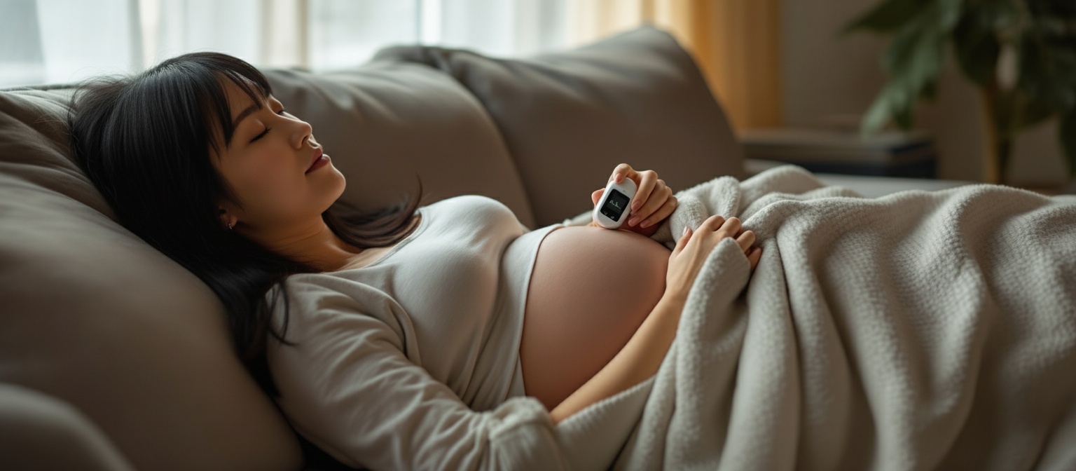 エンジェルサウンズを使う妊婦さん