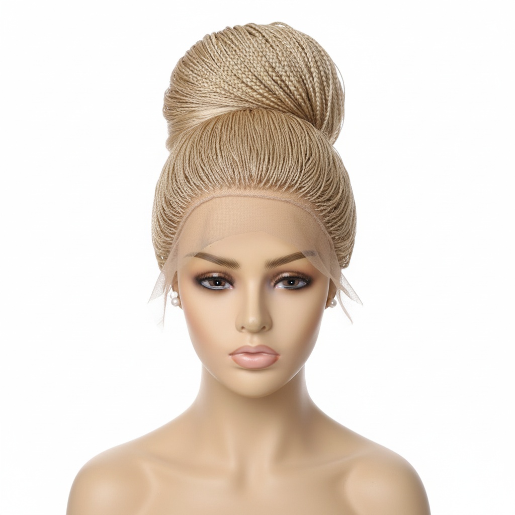 Textured Body Wave Lace Front Wig — medium chestnut brown