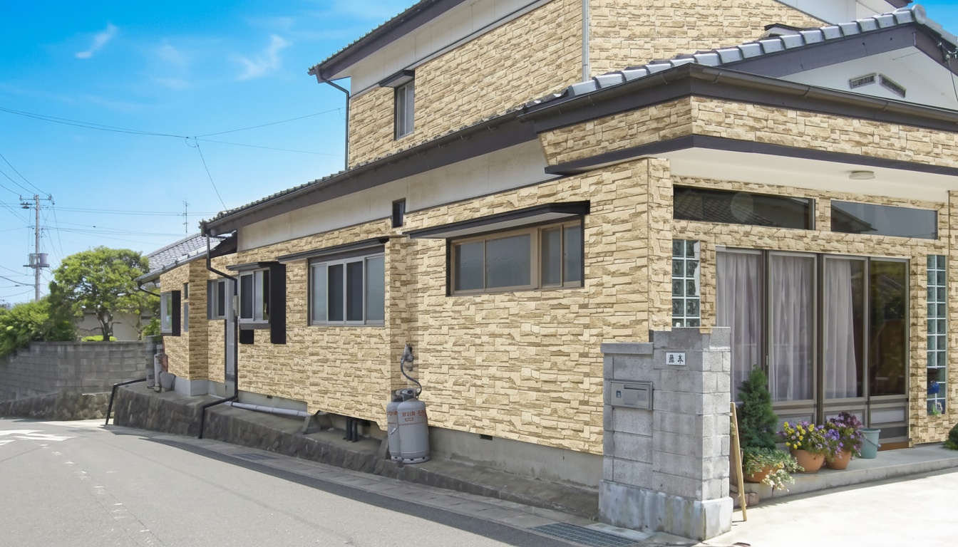 戸建住宅 外壁のリフォーム施工