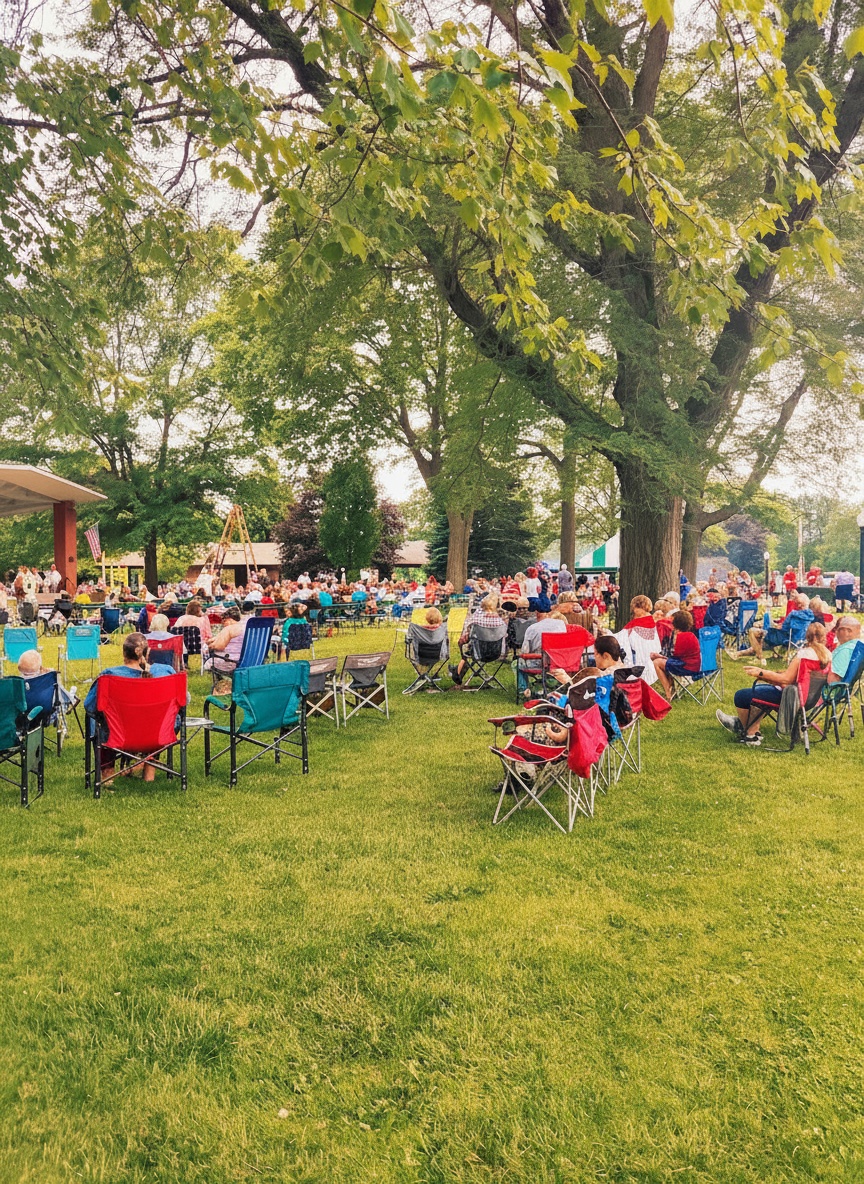 Community park audience