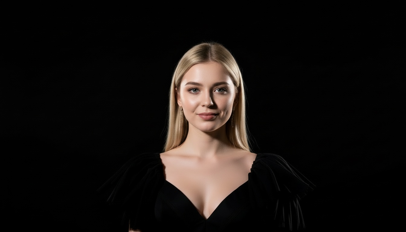 Blonde Fashion Model