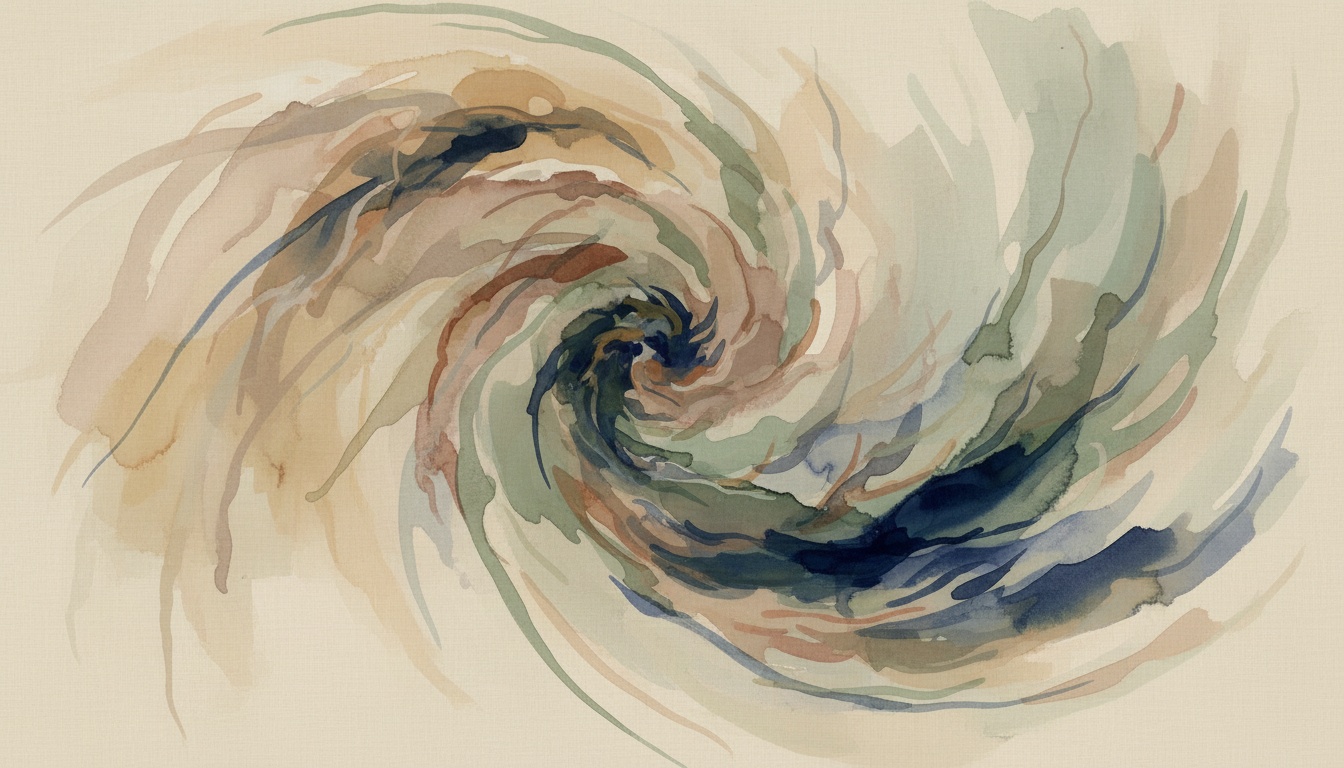 Abstract expressionist art evoking mind and emotion