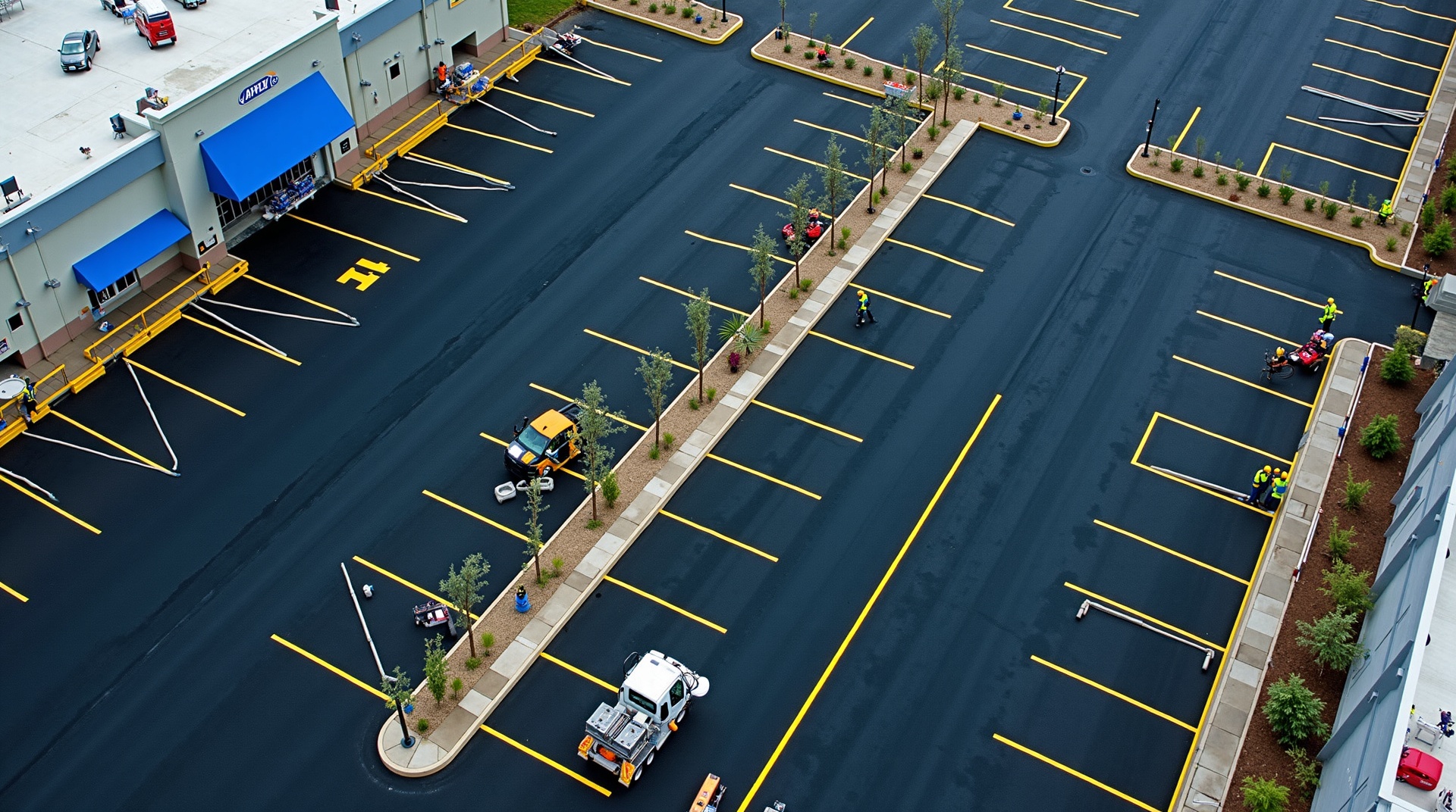 Professional Parking Lot Services