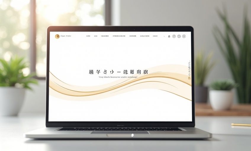LUXASの信頼感重視デザイン実例 - 落ち着いた整ったホームページ制作