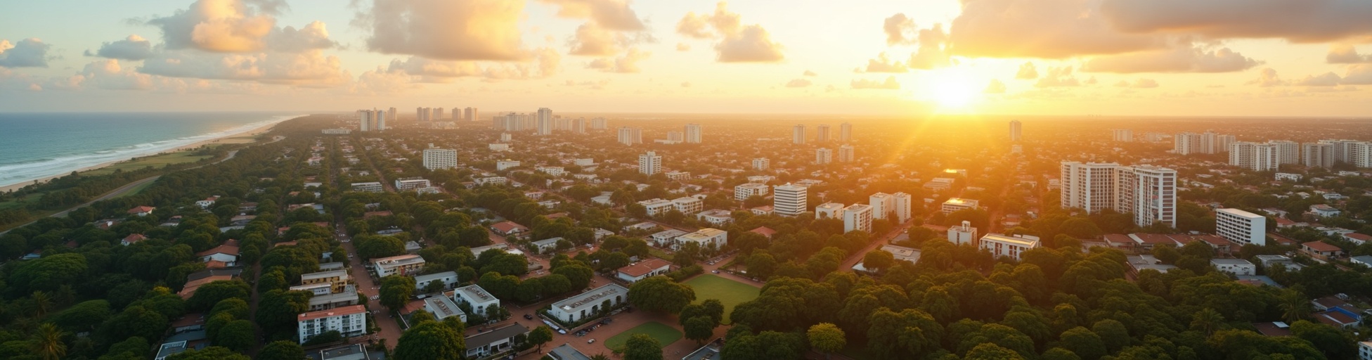 Libreville vue aérienne